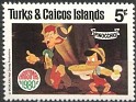 Turks and Caicos Isls 1980 Walt Disney 5 ¢ Multicolor Scott 448. Turks & Caicos 1980 Scott 448 Disney. Uploaded by susofe